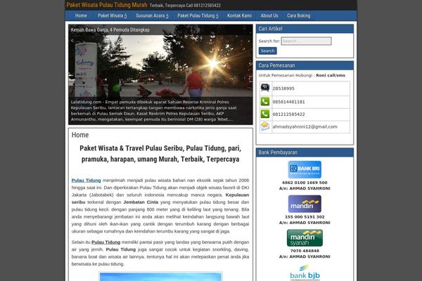 Frontier theme site design template sample