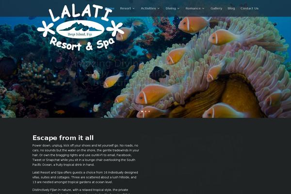 Divi Child theme site design template sample