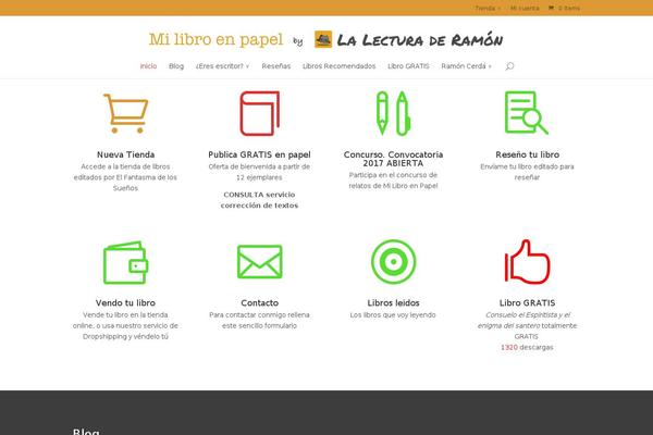 lalecturaderamon.com site used Divi-4