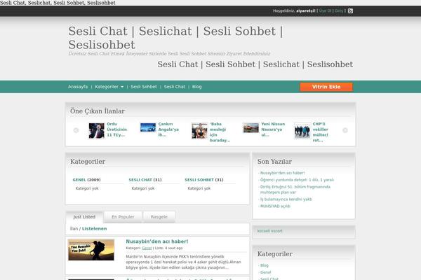 ClassiPress theme site design template sample