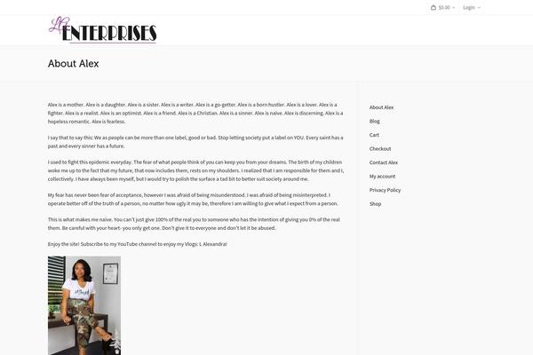 Highend theme site design template sample