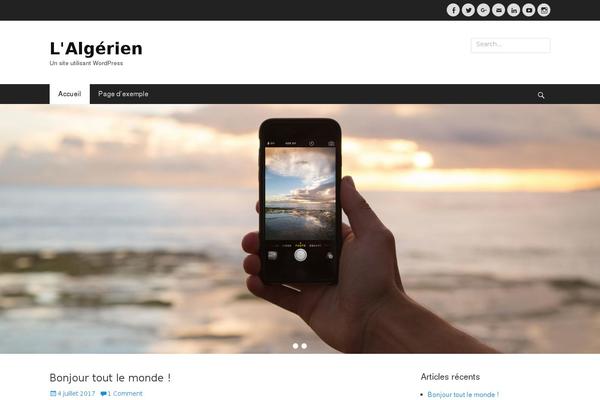 ShootingStar theme site design template sample