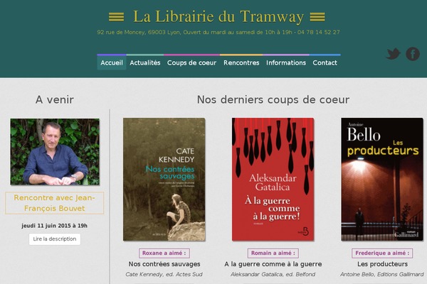 lalibrairiedutramway.com site used Tk