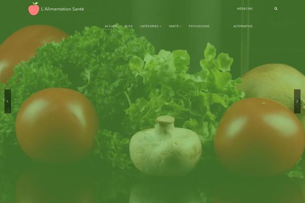 Organic-life theme site design template sample