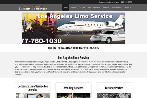 Limousine theme site design template sample