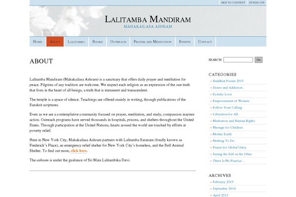 Hanami theme site design template sample