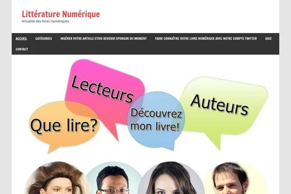 Dynamic News Lite theme site design template sample