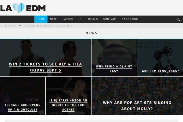 Valenti theme site design template sample