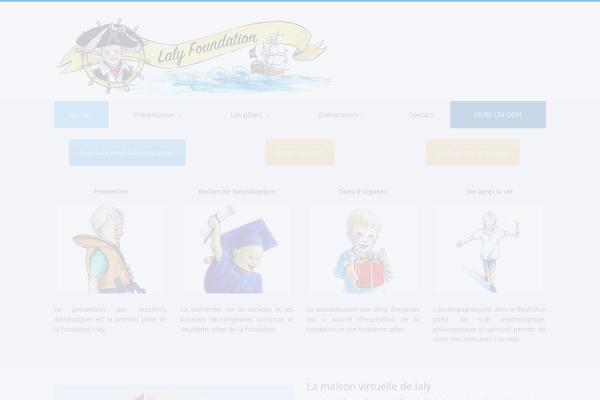 Candidate theme site design template sample
