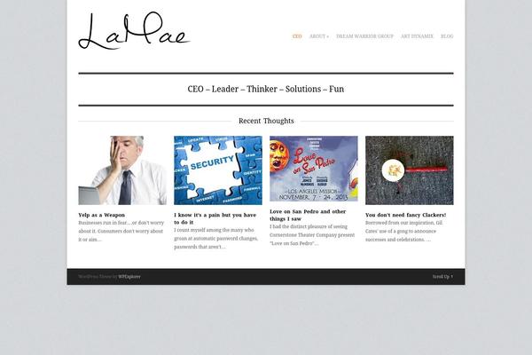 Wpex Adapt theme site design template sample