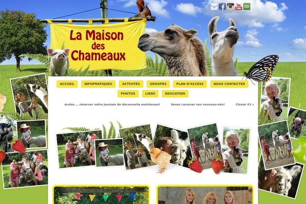 lamaisondeschameaux.com site used Blogfolio