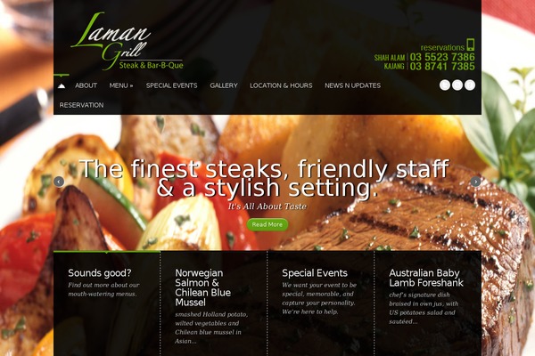 Trim theme site design template sample