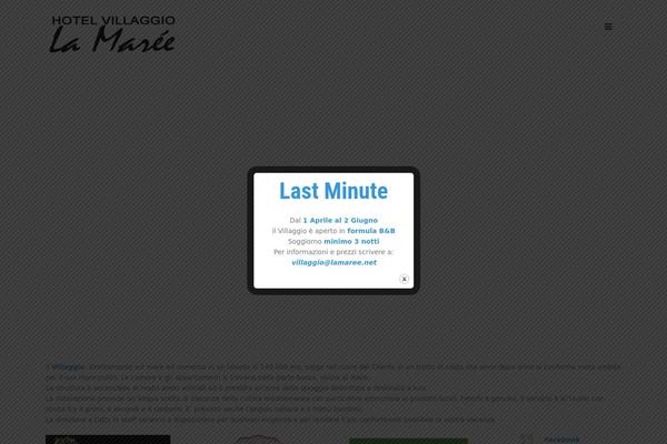 Onepage theme site design template sample
