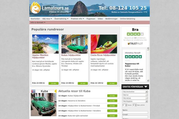 Cms theme site design template sample