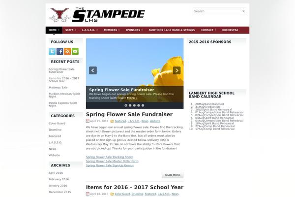Site using Google Calendar Weekly Timetable plugin