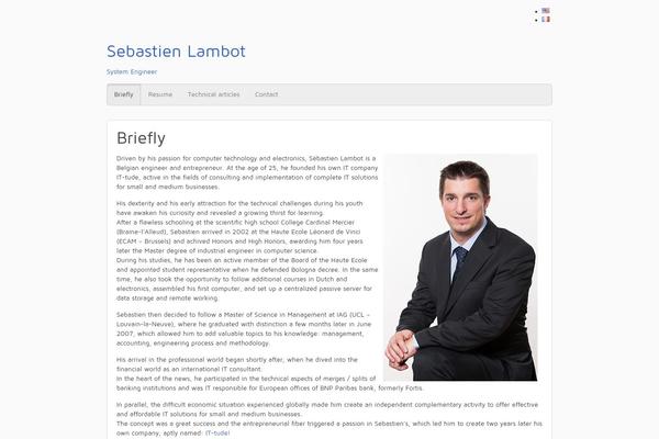 Nano2 theme site design template sample
