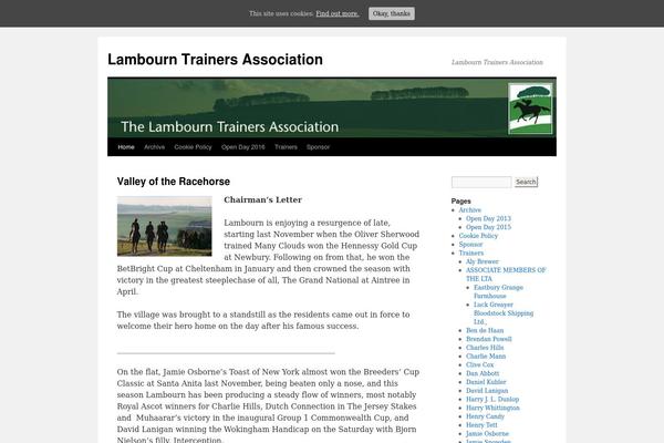 Twenty Ten theme site design template sample