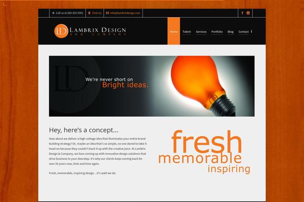 Highend theme site design template sample