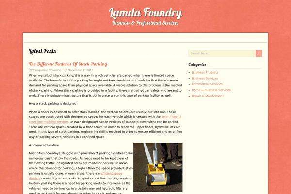 RetroTale theme site design template sample