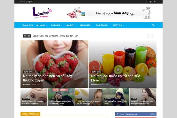 Publisher-child theme site design template sample