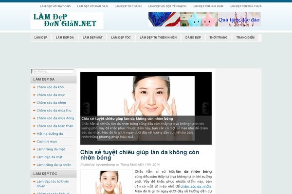 Blue News theme site design template sample