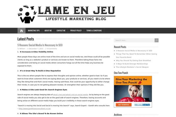 lameenjeu.com site used HappenStance