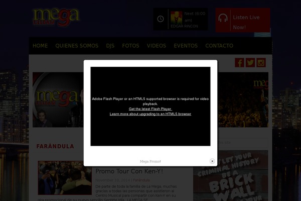 Site using Advertise plugin