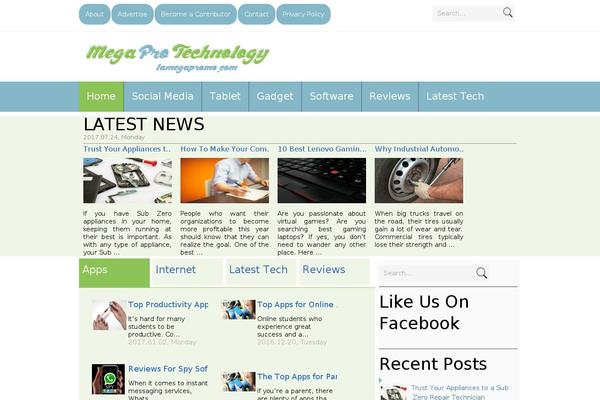 Best-magazine theme site design template sample