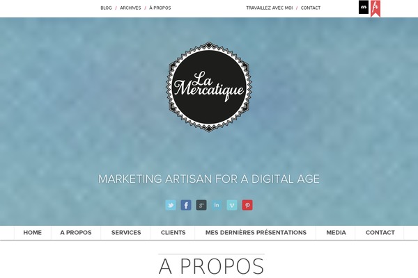 lamercatique.fr site used Scrn-child