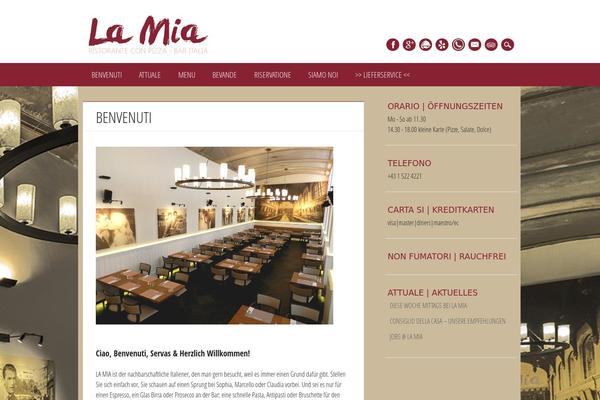 Restaurateur theme site design template sample