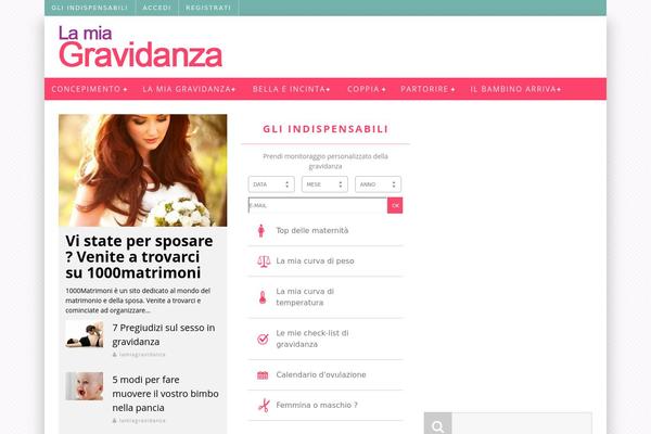Valenti theme site design template sample