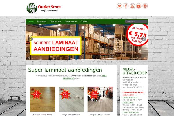 Radiant theme site design template sample