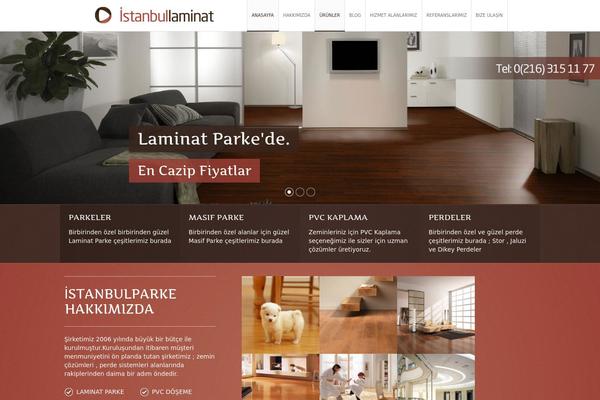 Infinite theme site design template sample