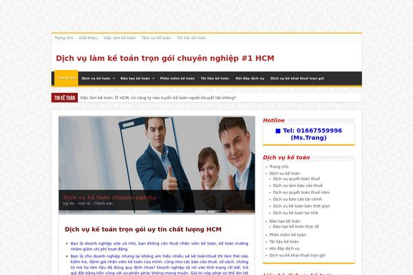 Sahifa theme site design template sample