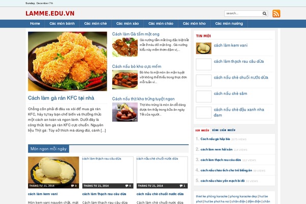 Tribune theme site design template sample