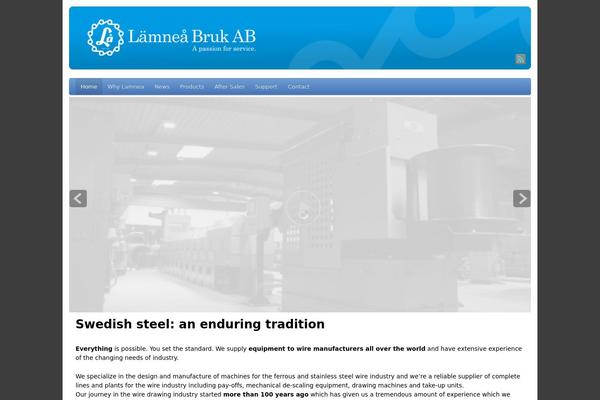 Industrialist theme site design template sample