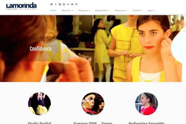 Customizr theme site design template sample