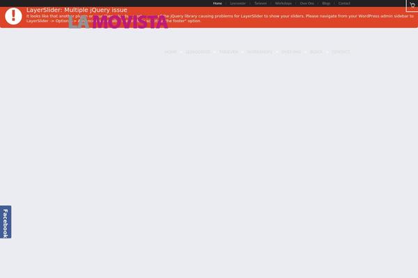 Site using Facebook Like Box plugin