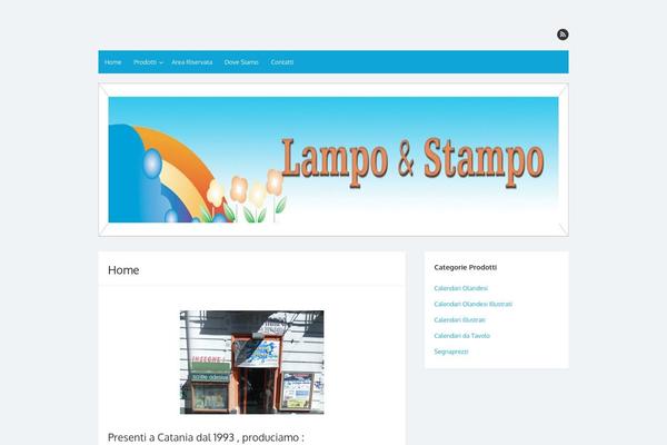 The Box theme site design template sample