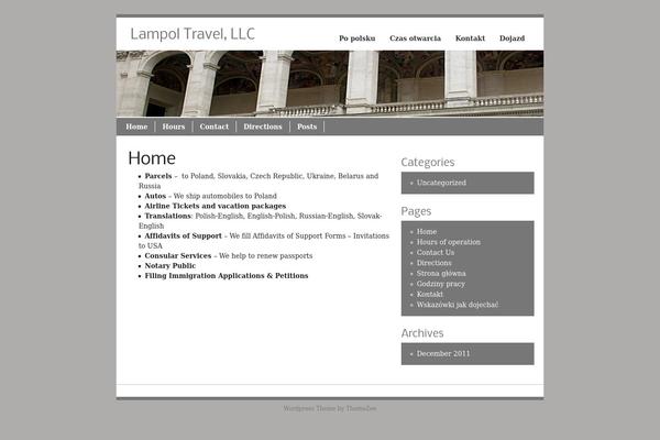 zeeBusiness theme site design template sample