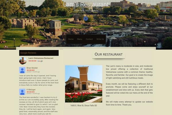 Sixteen theme site design template sample
