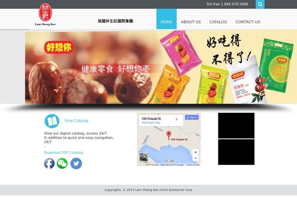 lamshengkee.com site used Nictitate-2.0.3