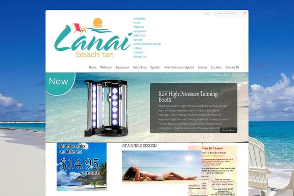 Chameleon theme site design template sample
