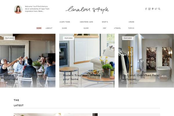 Artmag theme site design template sample