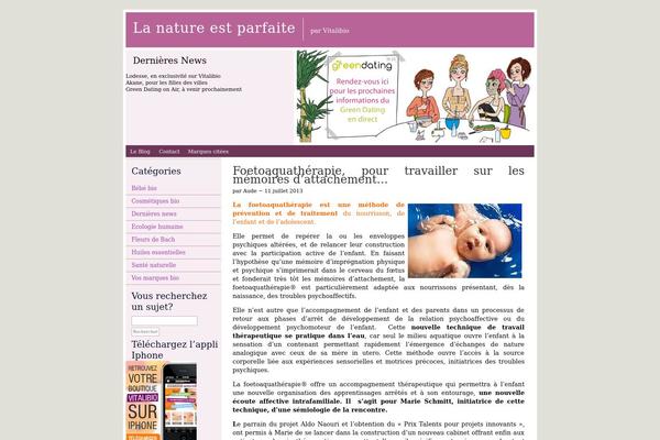 lanatureestparfaite.com site used Natureshighlight