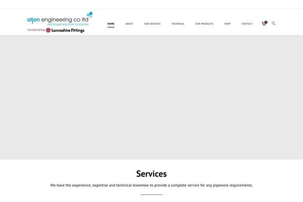 Shadow theme site design template sample