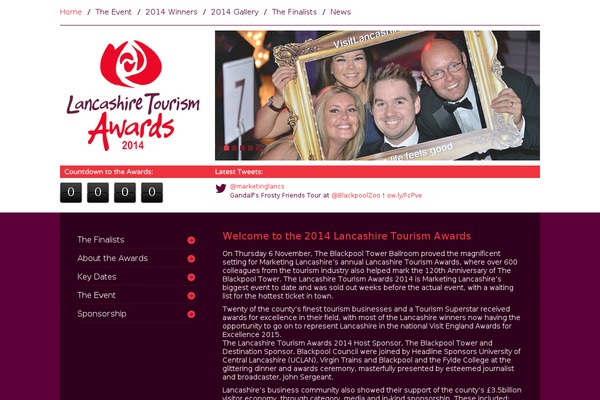 lancashiretourismawards.co.uk site used Lta