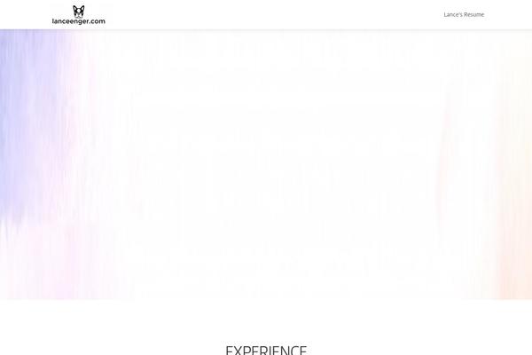 Cv theme site design template sample