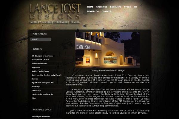 Afterburner theme site design template sample