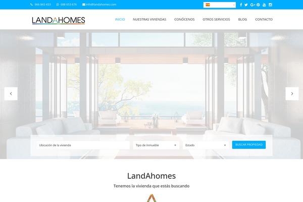 WP Residence theme site design template sample